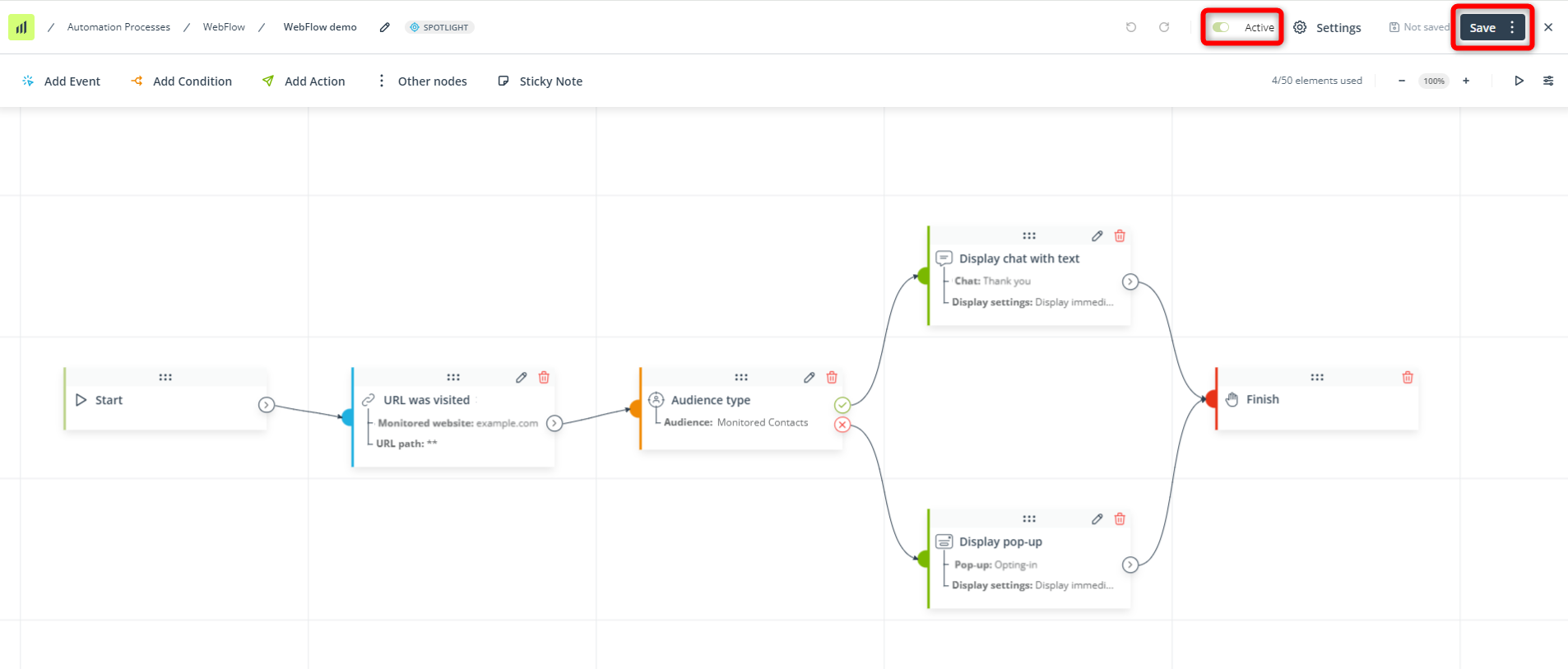 webflow example all