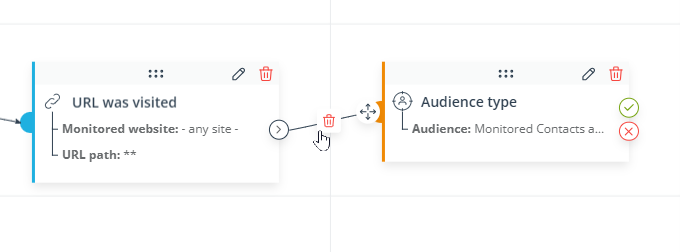 webflow remove connection