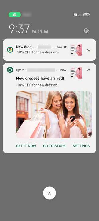 web push mobile