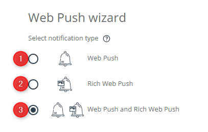 web push types
