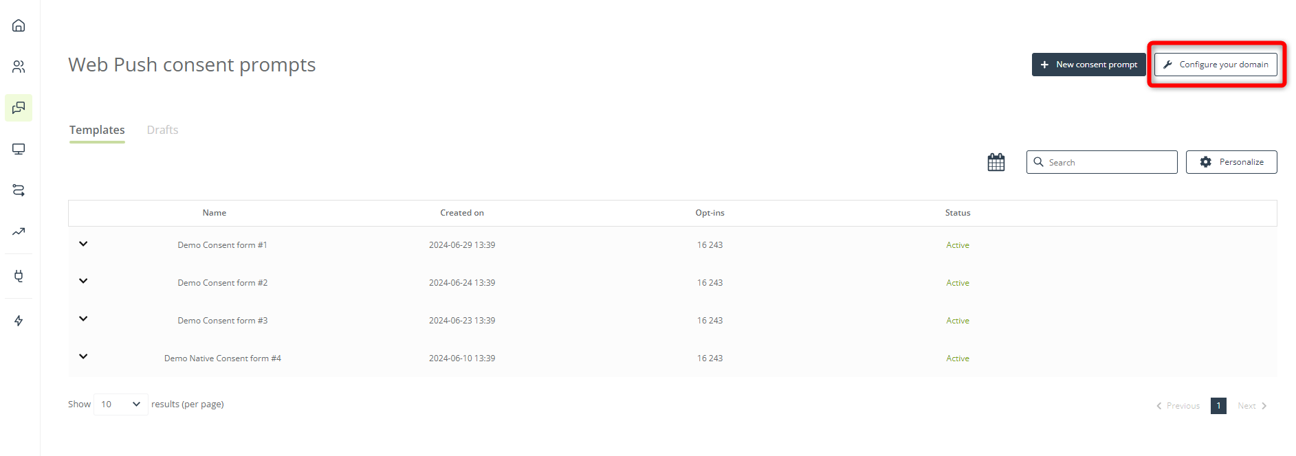 adding sw.js file to the root directory