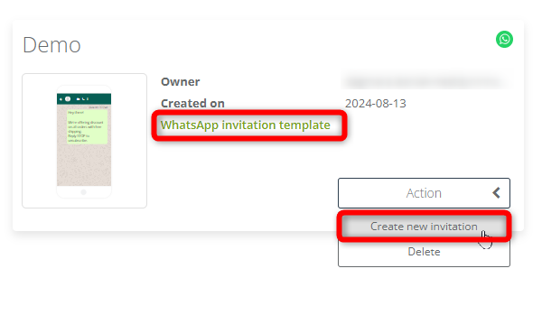 sending invitation templates list